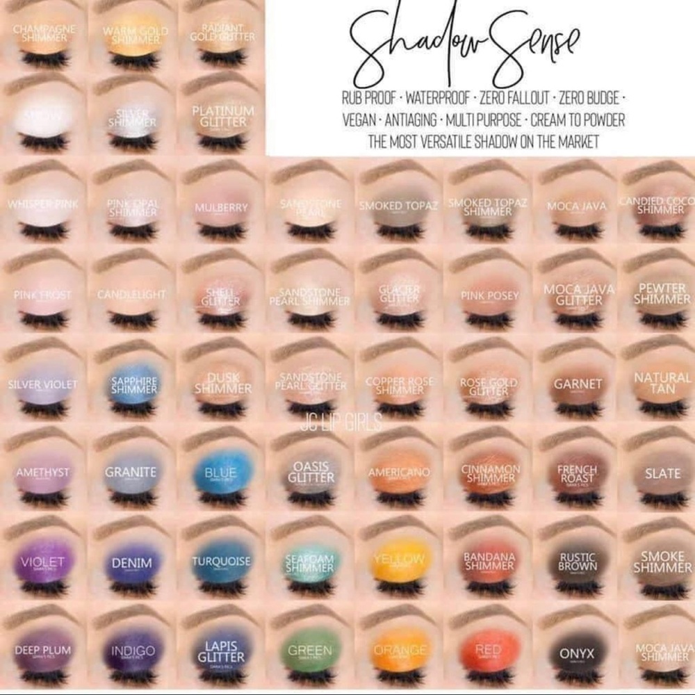 New Long-Lasting ShadowSense in Tons of Colors